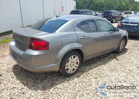 2013 Dodge Avenger Se из США, поврежденный, VIN 1C3CDZAB2DN653464